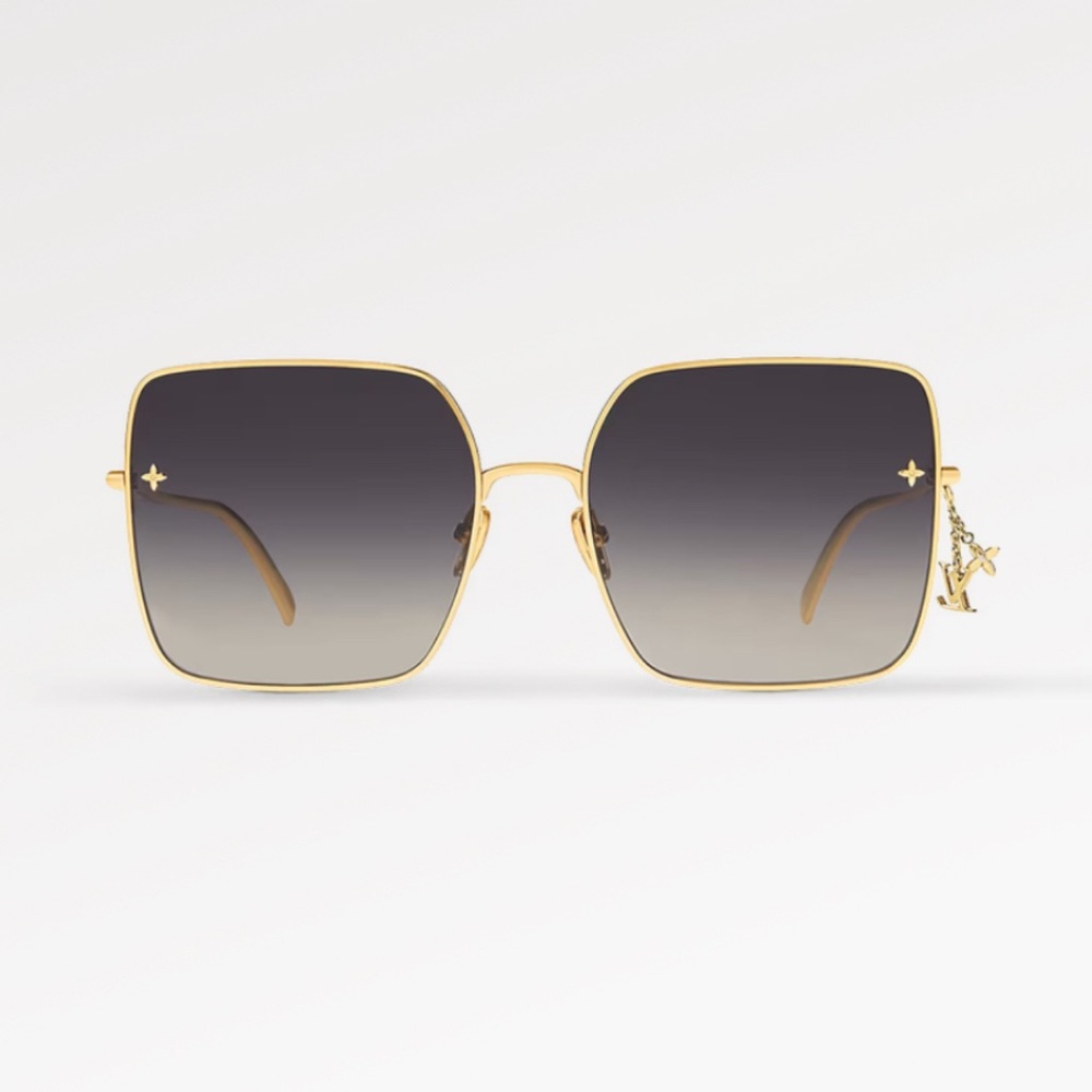 Louis Vuitton Square Sunglasses with LV Charm